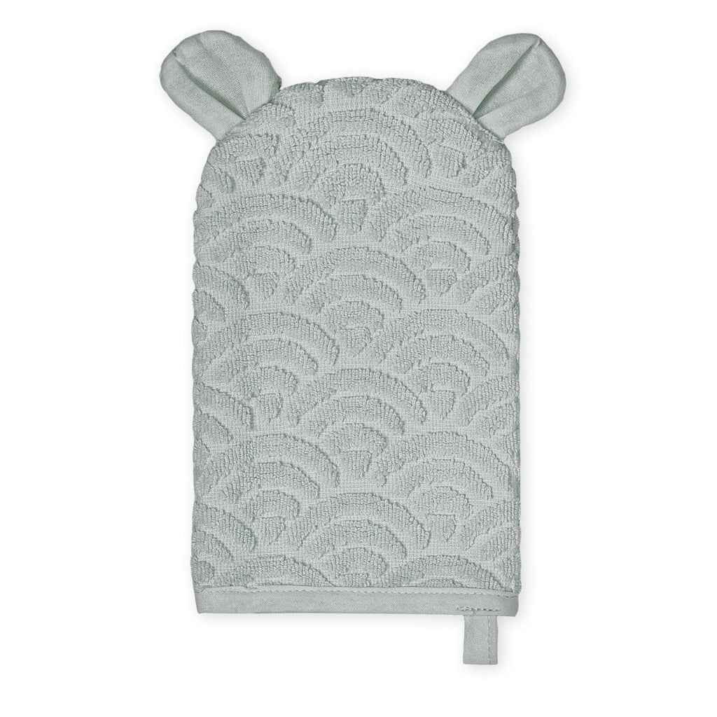 Vaskehandske med ører - GOTS Classic Grey