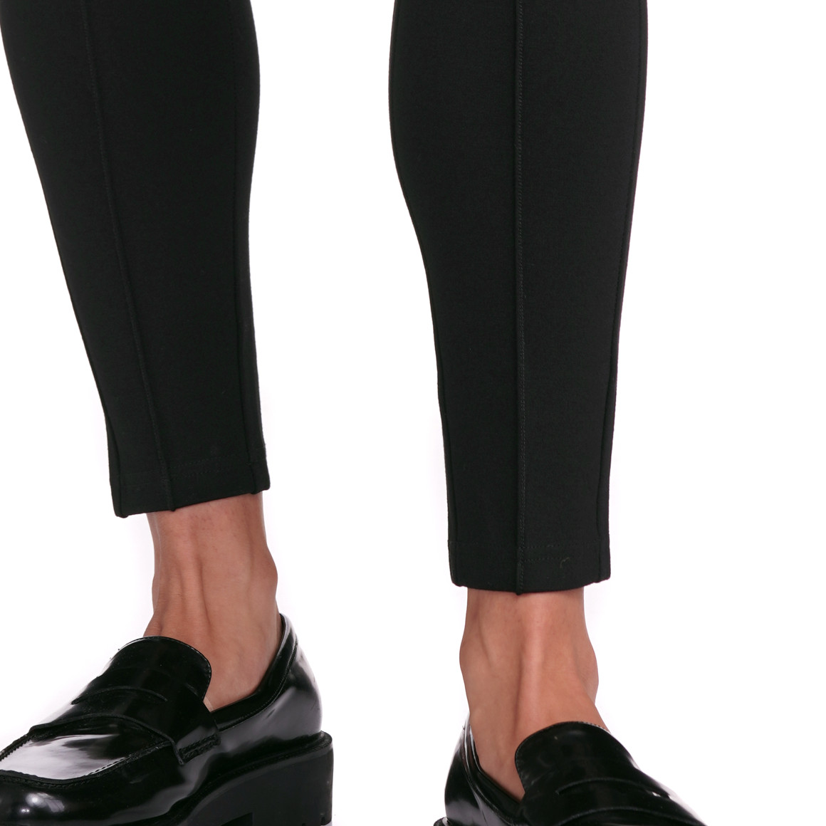 Damen Leggings aus Viskose-Mix schwarz