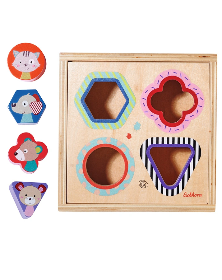 Holz-Steckspiel FRIENDS (6x17x17cm)
