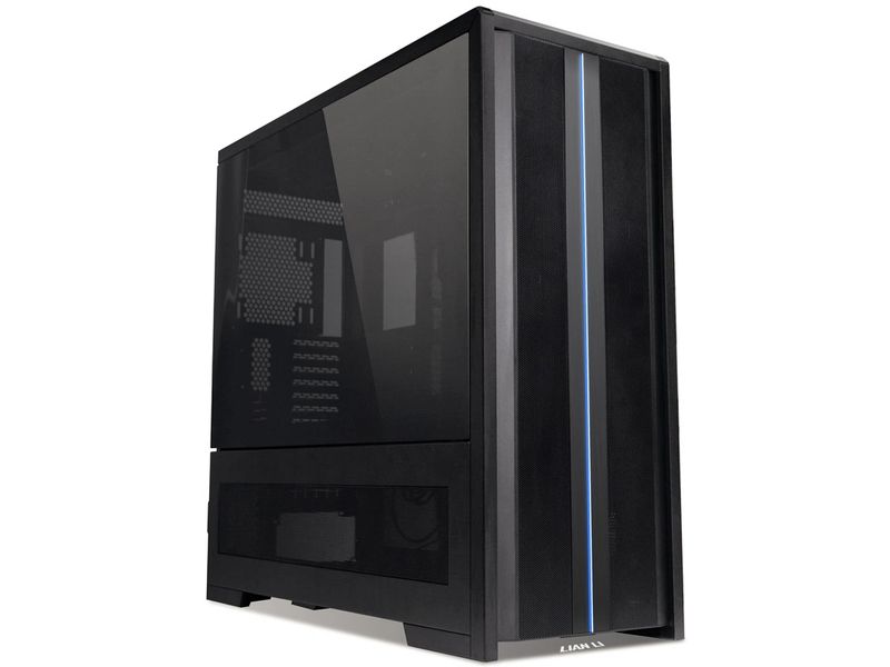 Lian Li PC-Gehäuse V3000 Plus Schwarz Riesiger Big-Tower aus Stahl und Aluminium mit RGB-Beleuchtung