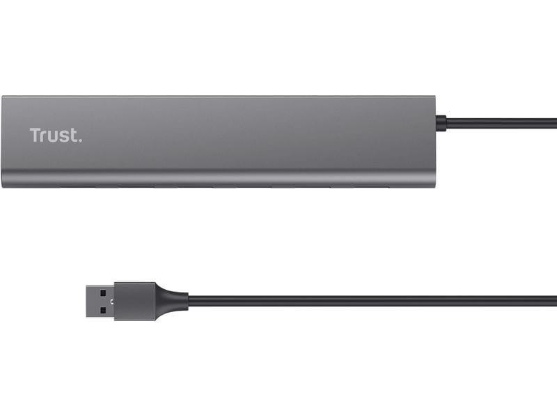 Trust USB-Hub Halyx 7C Leichter und kompakter Hub mit 7 USB-A-Ports
