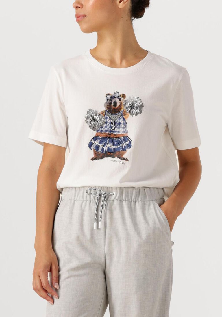 witte marc cain sports t-shirt zs 48.20 j36