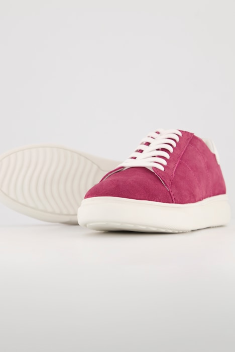 Sneaker, Veloursleder, Weite H