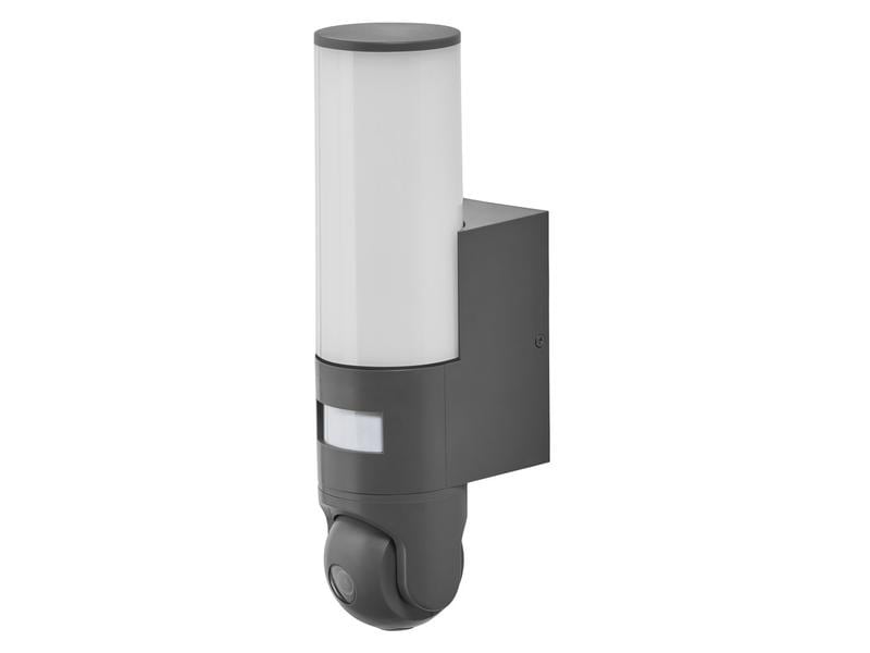 Ledvance Strahler SMART  WiFi Wall Camera, 16W, Grau Outdoor Wandleuchte mit integrierter Kamera und weiteren Funktionen