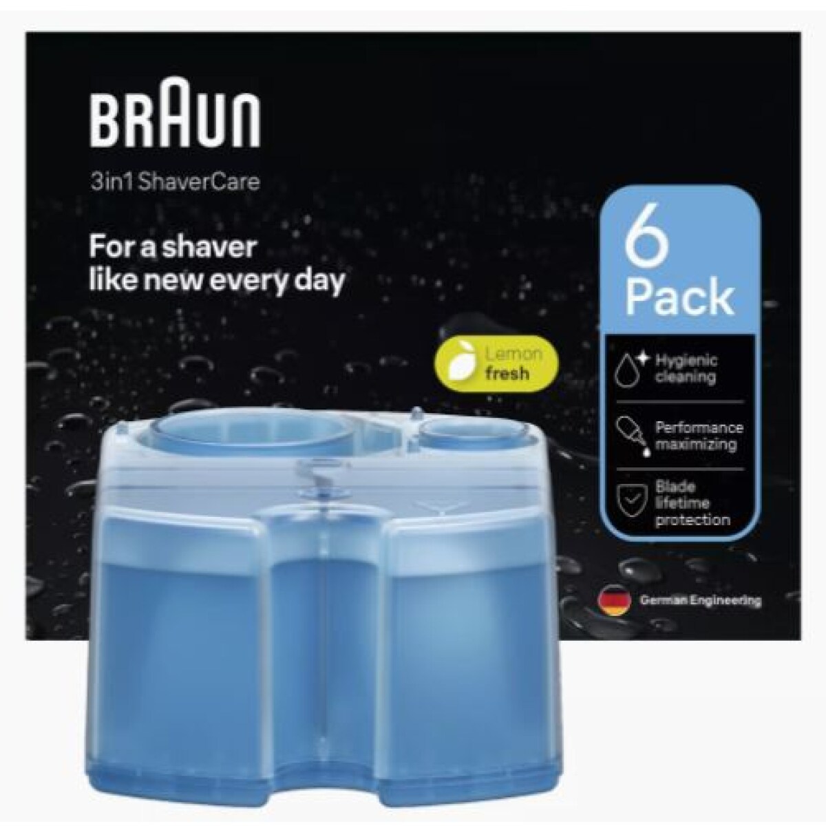 Braun Rasierer-Reinigungsstation Nachfüllkart. 6er