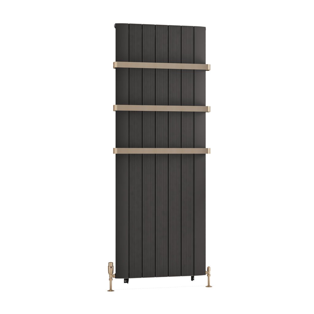 Eastbrook Trent paneelradiator 66x180cm 1779W antraciet