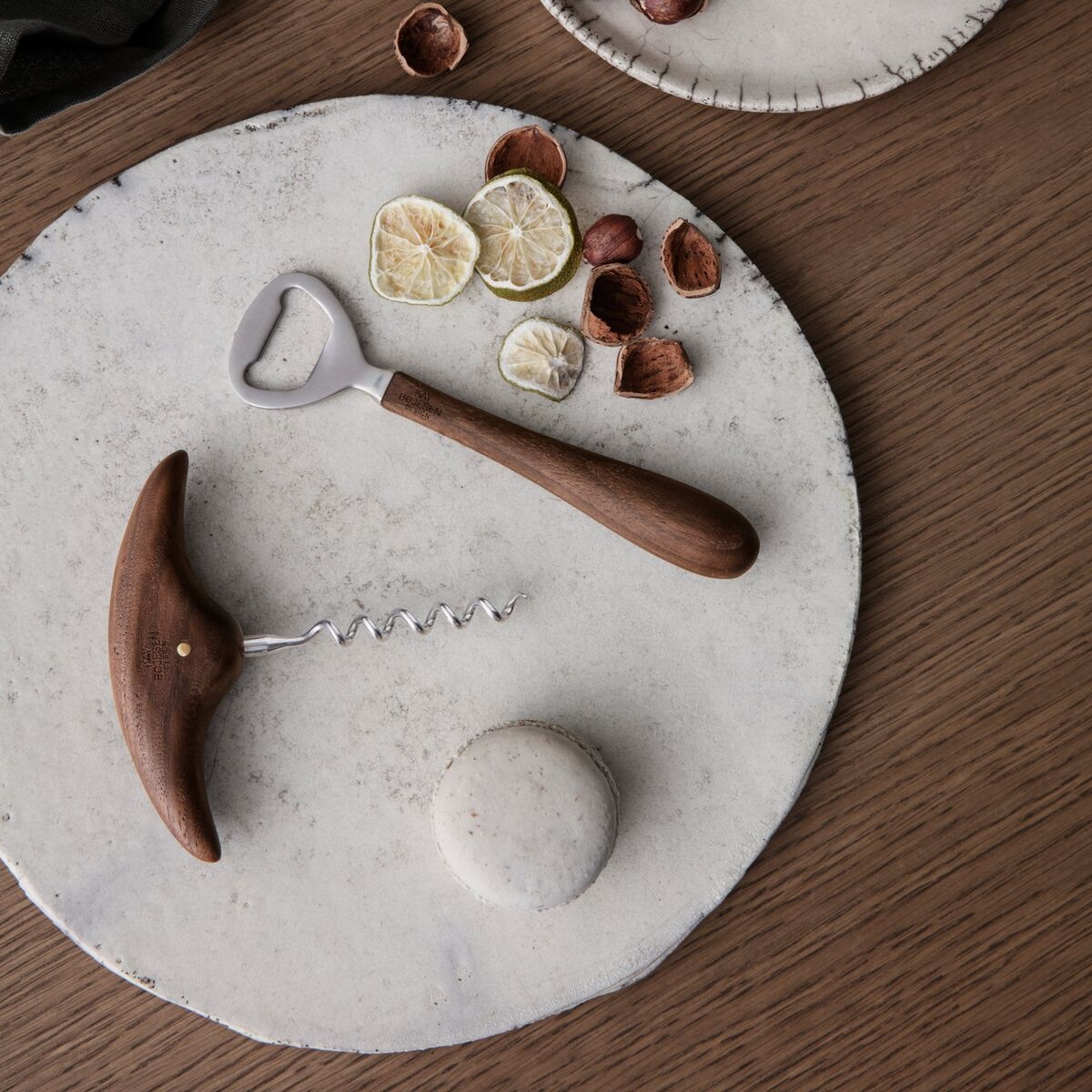 Korketrekker, 11 cm, valnøtt