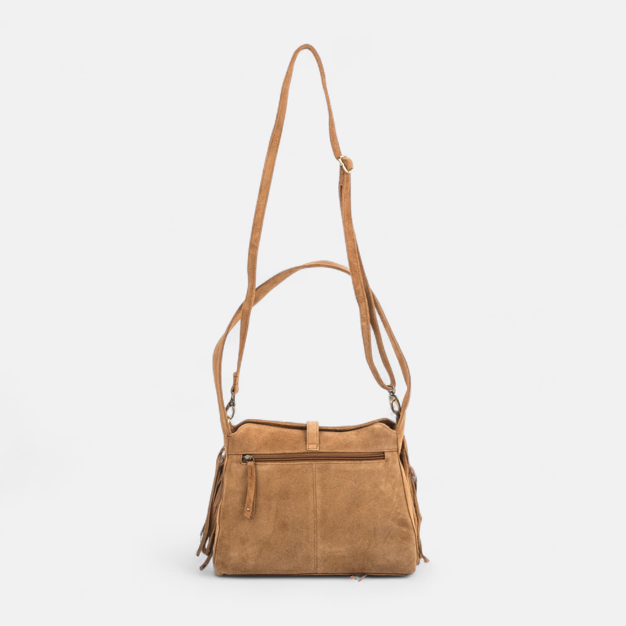 Sac à main en cuir cognac