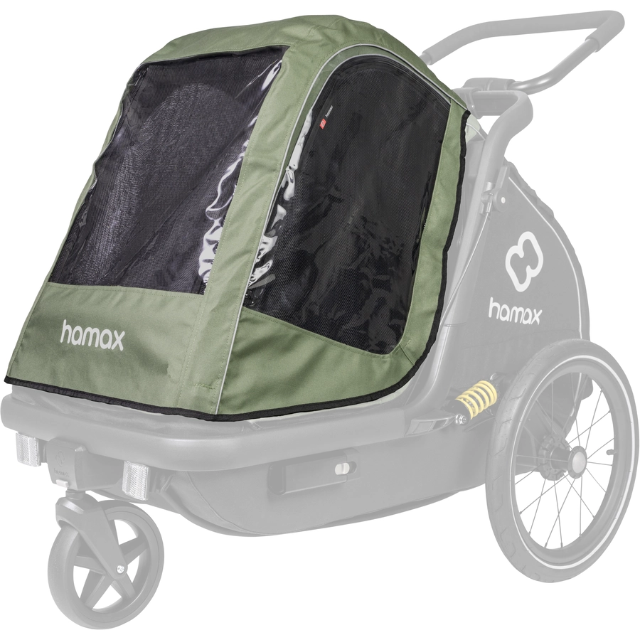 hamax Regenschutz M GreenBlack