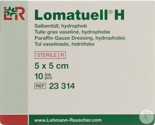 Lohmann & Rauscher Lomatuell H Compresse Stérile 5x5cm 10 Pièces (23314)