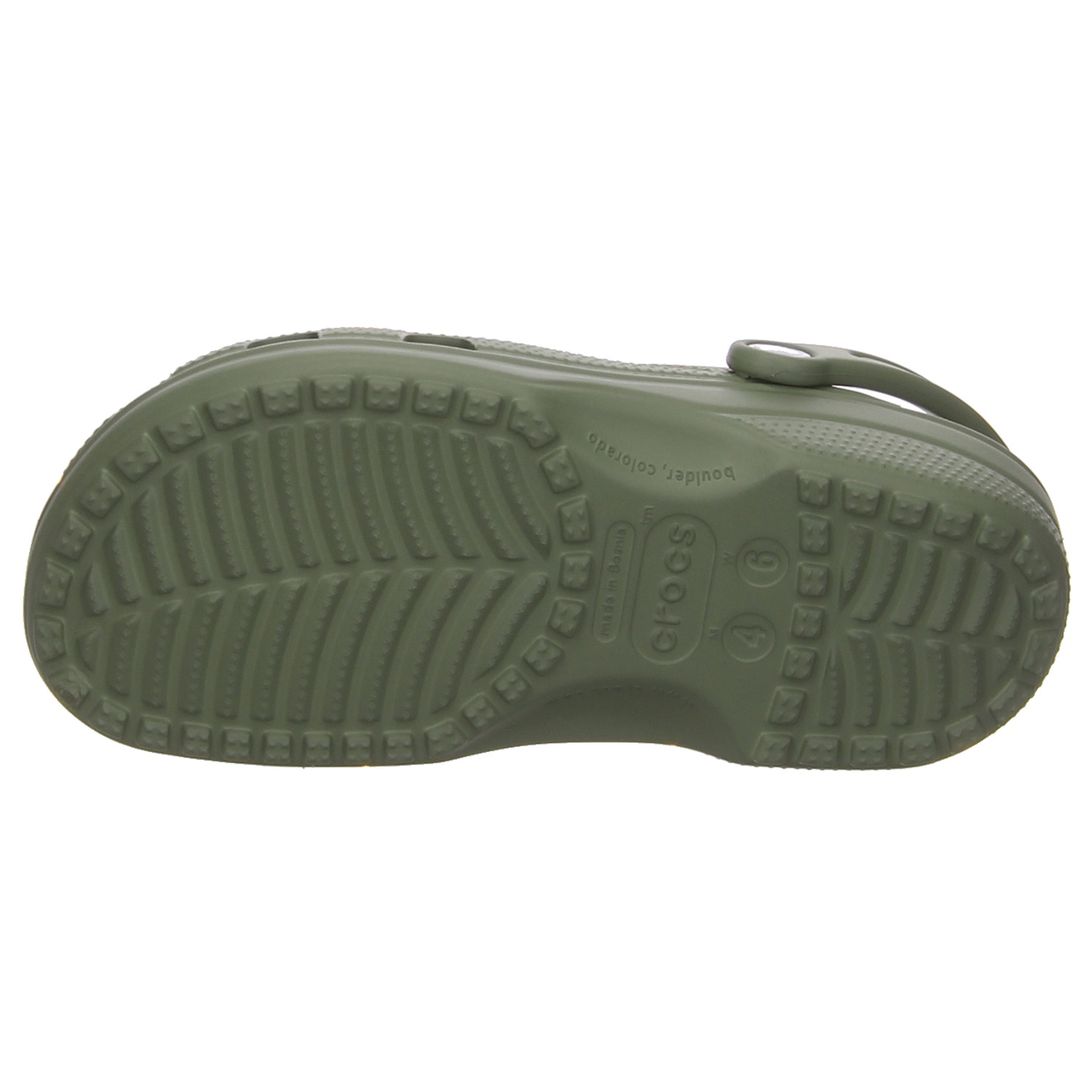 Crocs Pantolette grün grün