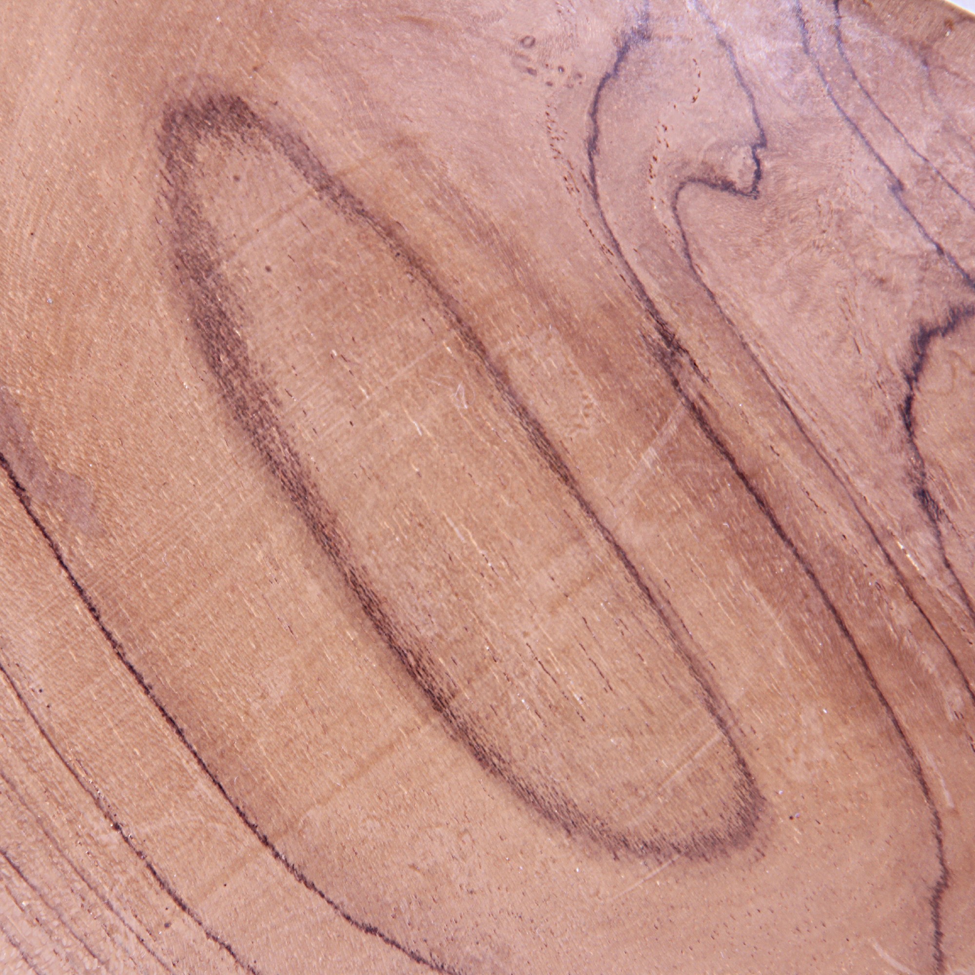 Schale Teak, natur, T 15 cm, B 16 cm, H 2 cm von fischer's lagerhaus