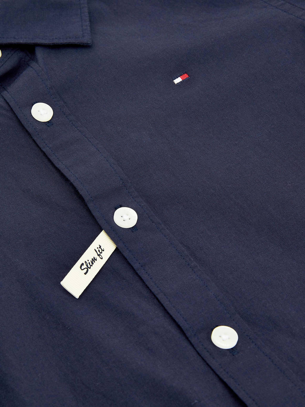 Tommy Hilfiger overhemd met logo donkerblauw