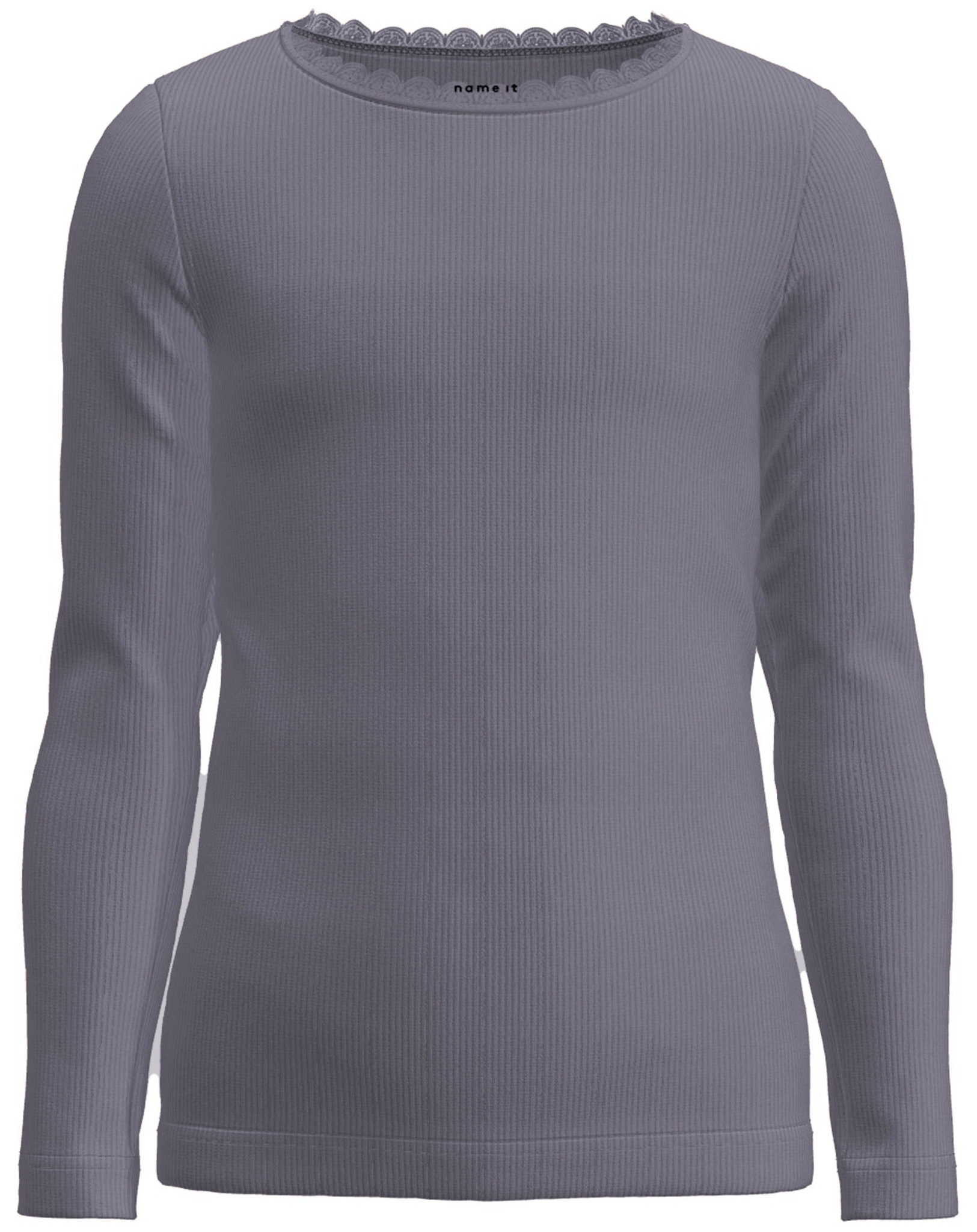 Langarmshirt NKFKAB SLIM in heirloom lilac