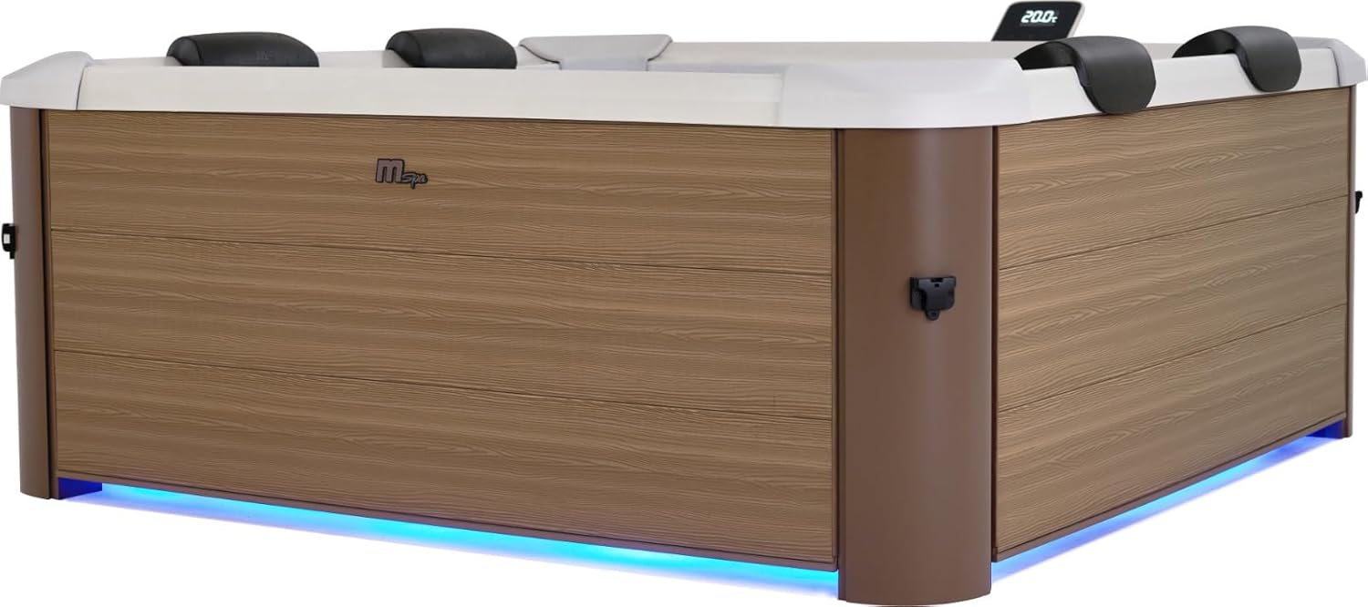 Premium MSPA LED Whirlpool Outdoor Pool 160x160 UVC+OZON Oslo Amber +App 2025