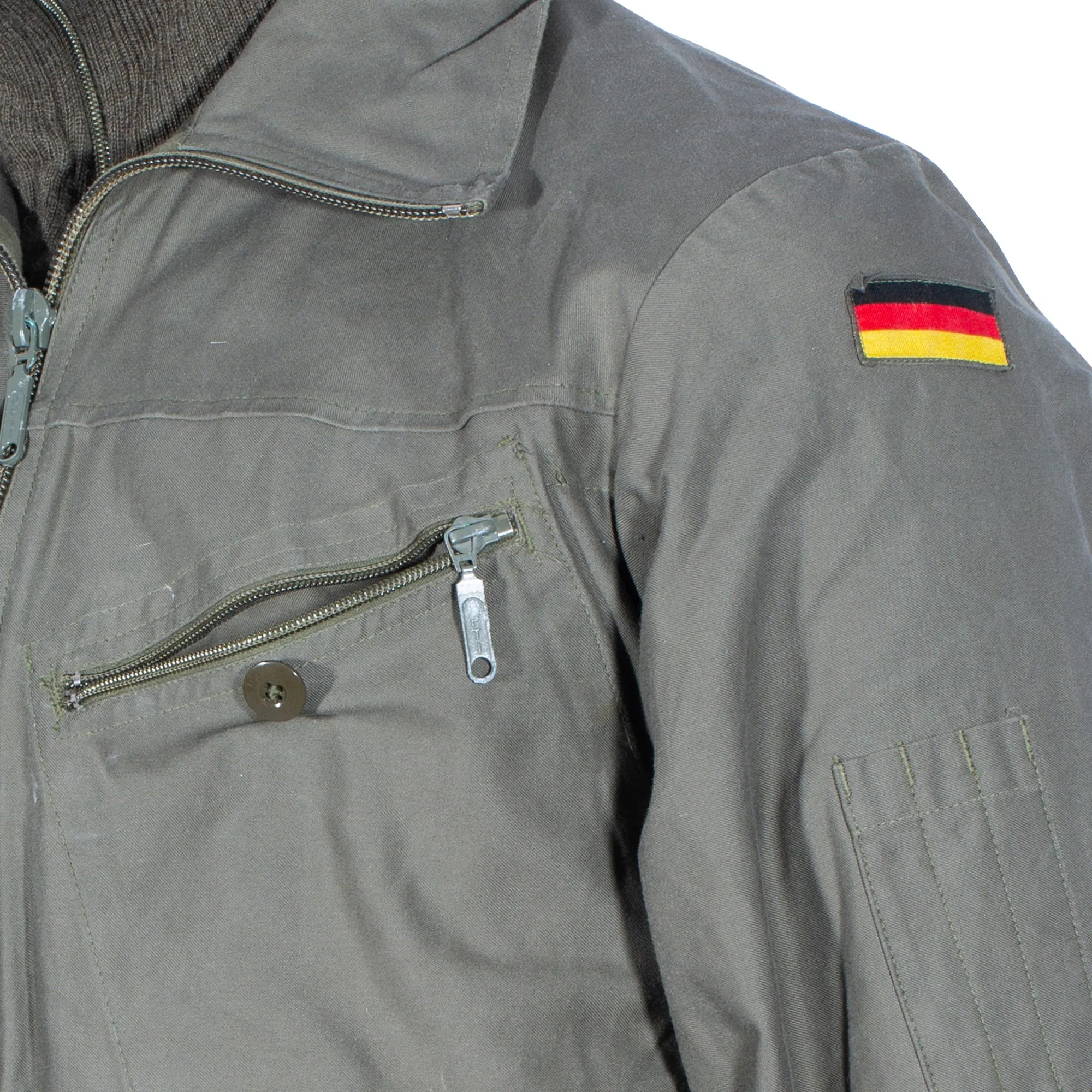 Bundeswehr Original -  BW Panzerkombi mit Webpelzfutter oliv gebraucht