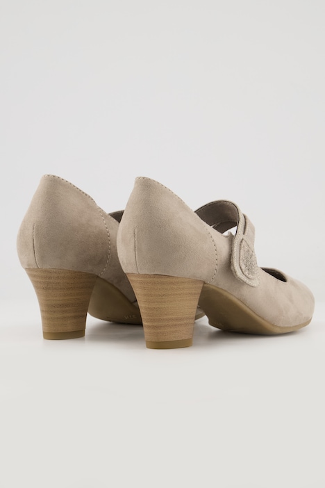 Spangenpumps, Jana Shoes, Lederoptik, recycelt, Weite H
