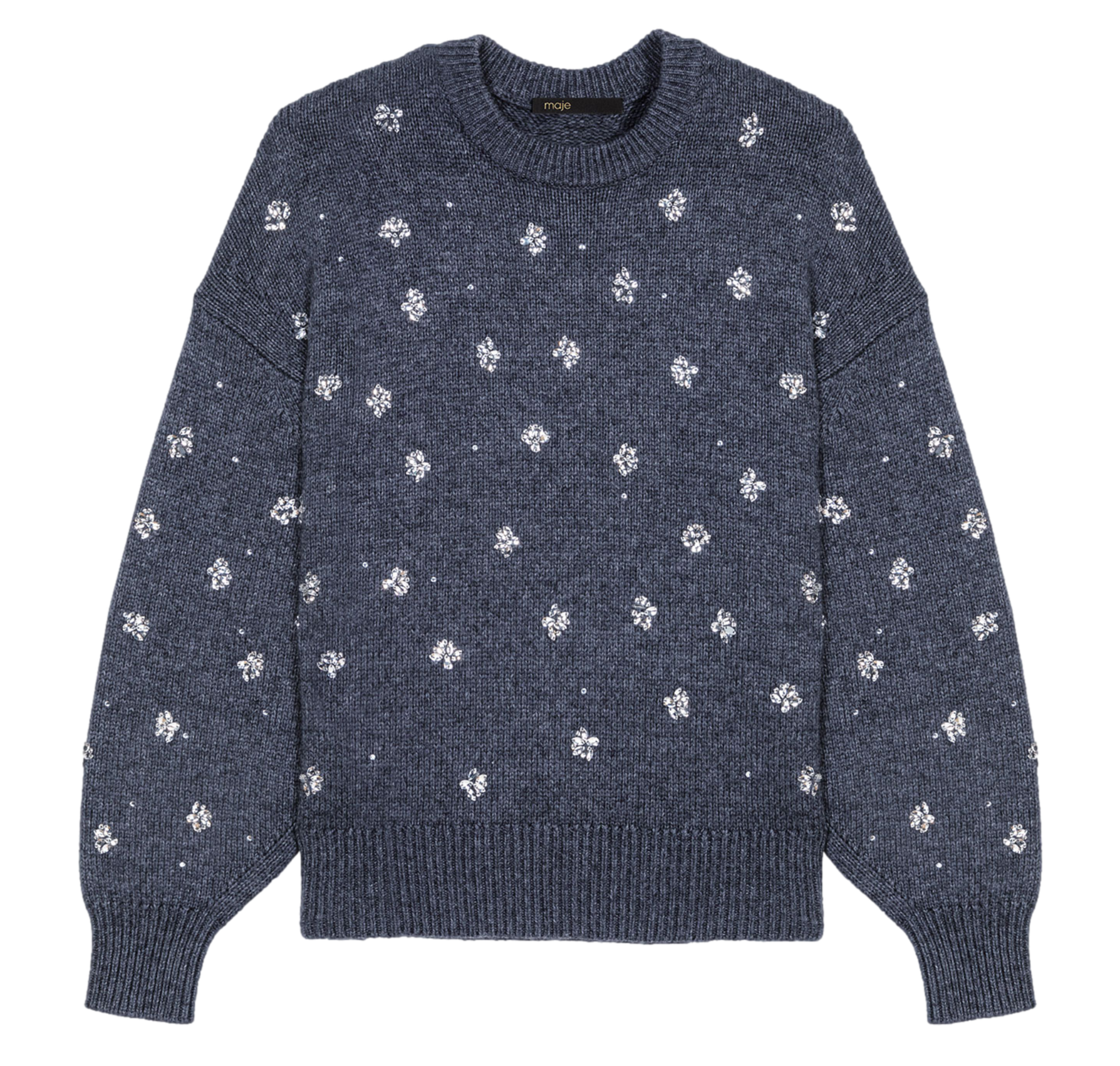 Pull ample en maille | Gris