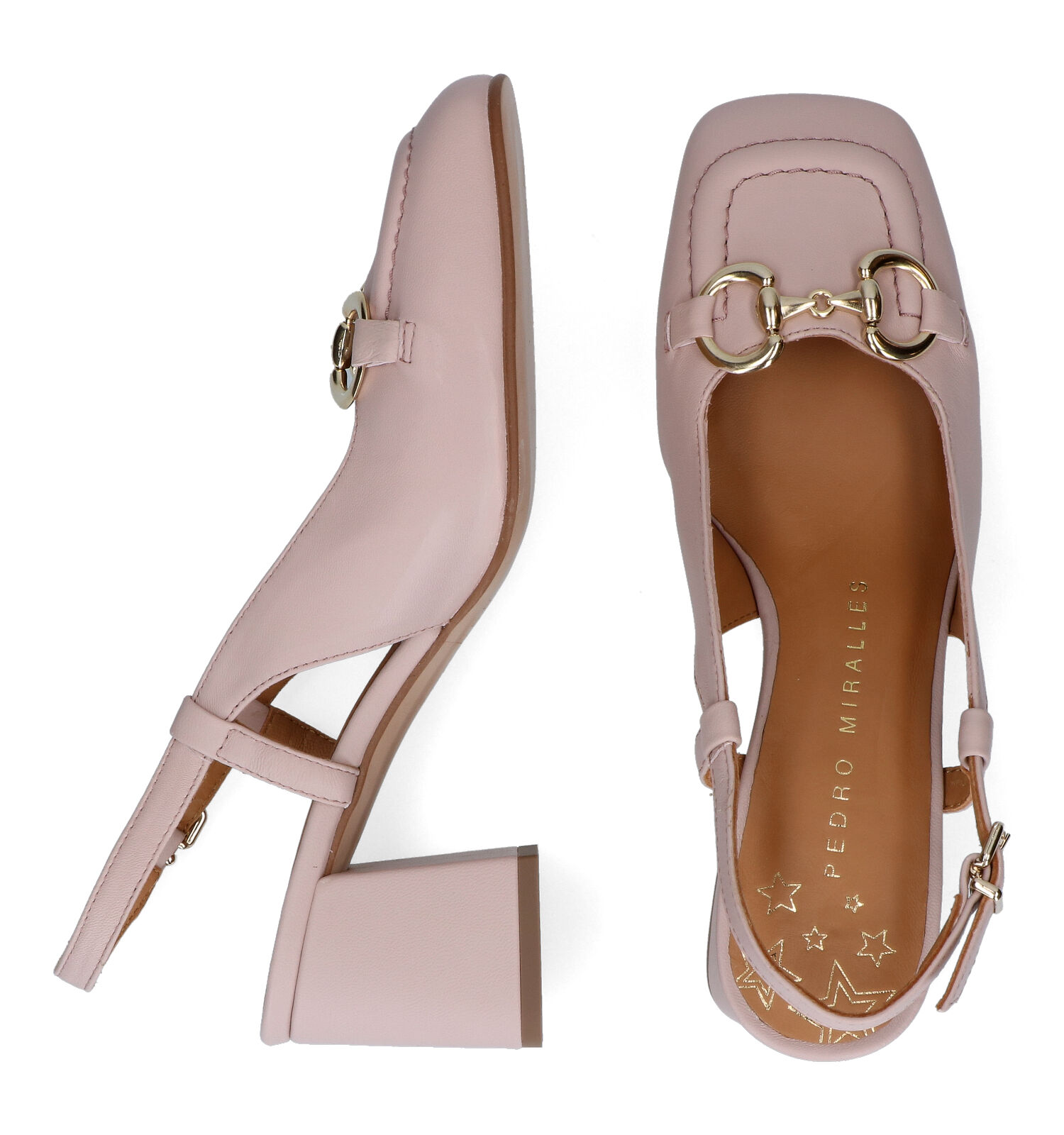 Slingbacks roze
