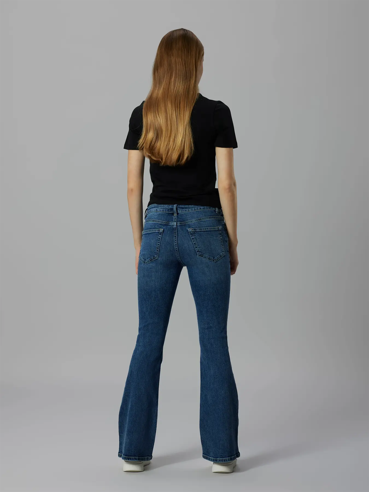 Bli Denim Low Waist Flared Pant