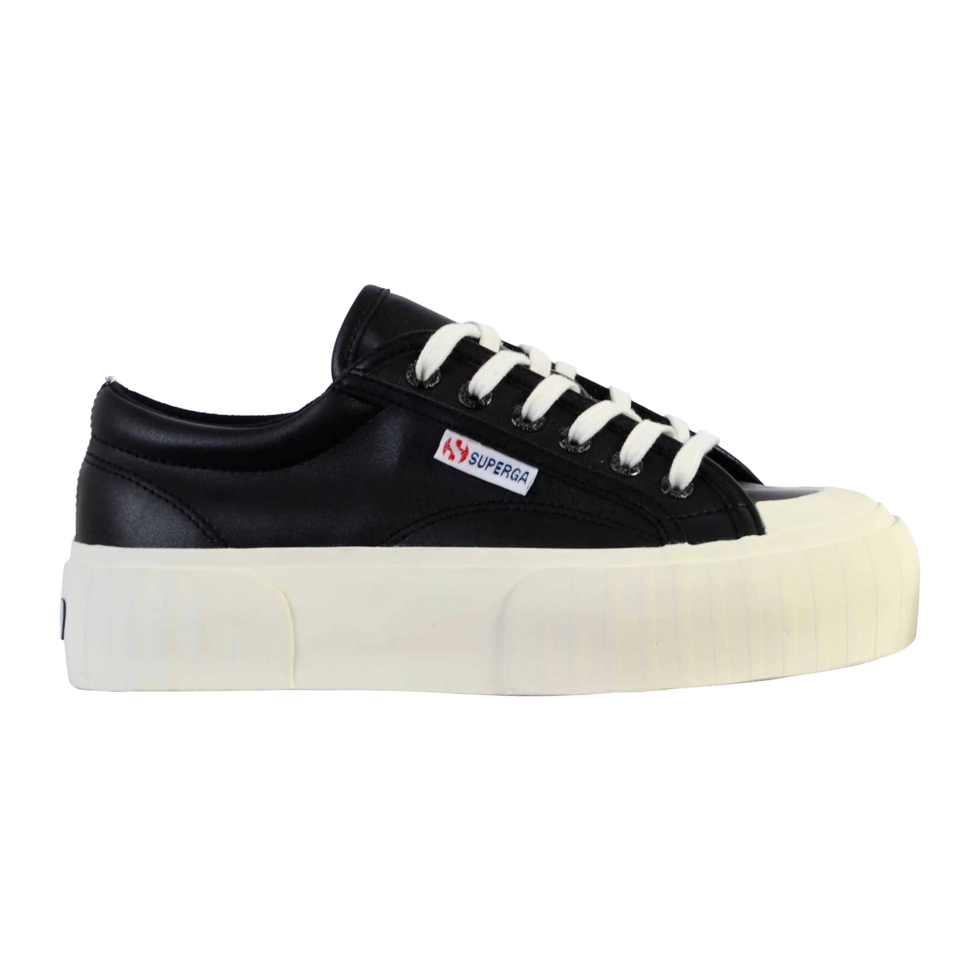 Basket à lacet superga stripe webbing | Noir