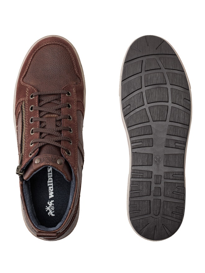 Kalbleder-Schnürer High Top