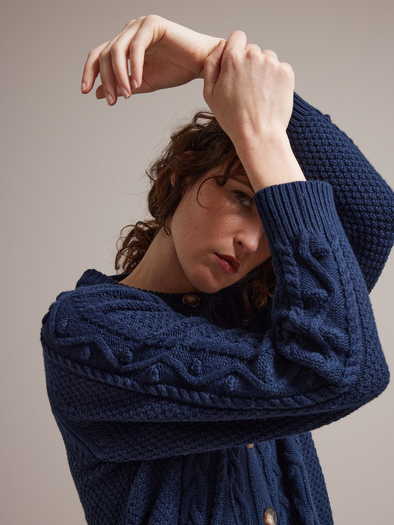 Cardigan boutonné femme - Laine RWS*