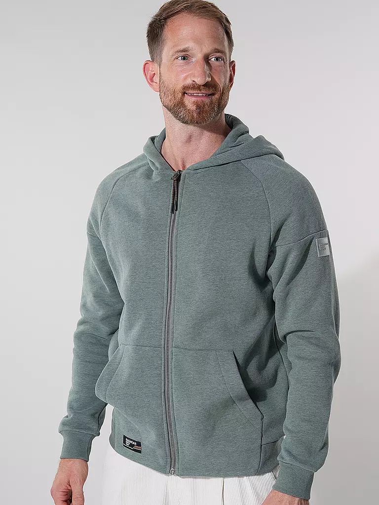 RAGWEAR Sweatjacke ZENWAY hellgrün