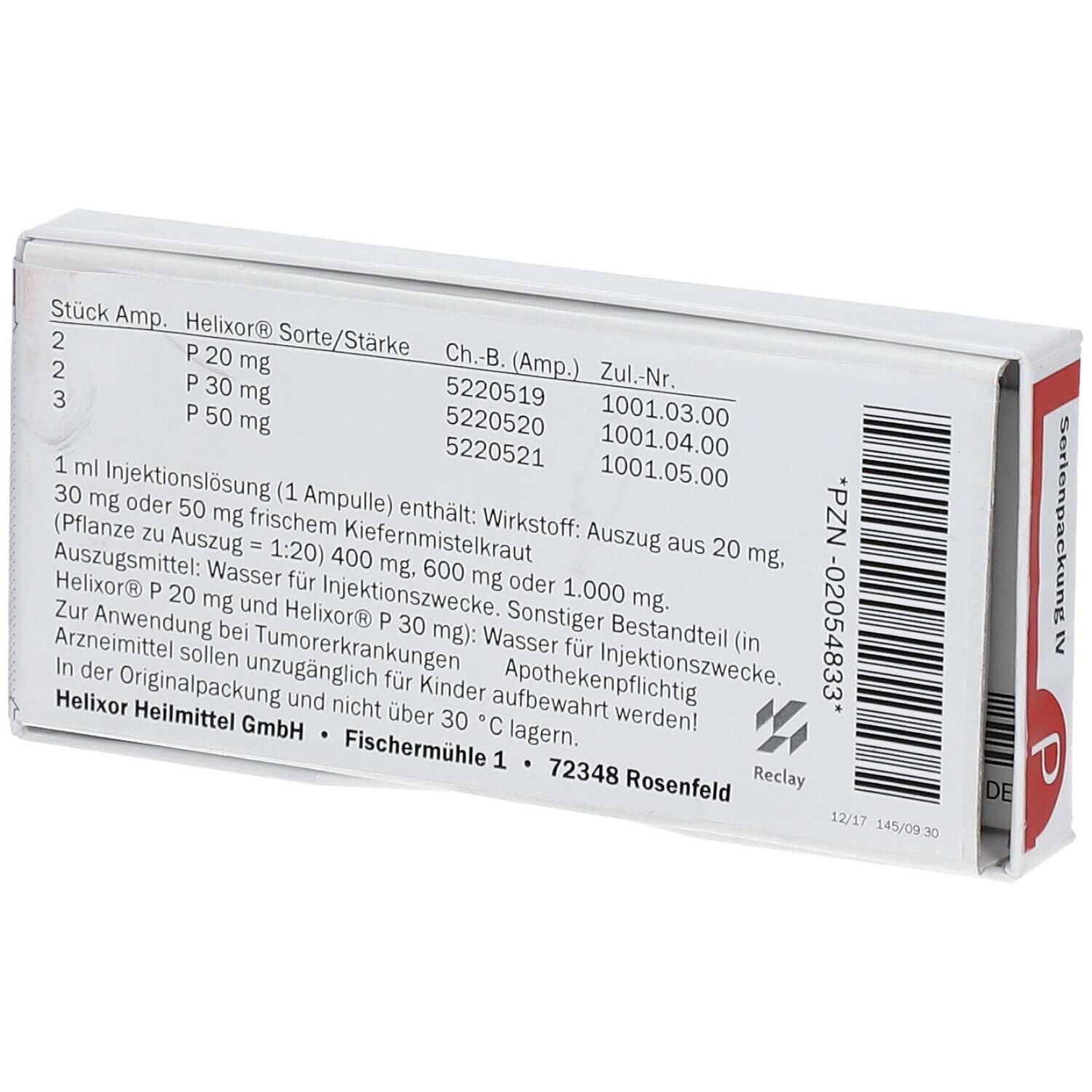 Helixor® P Serienpackung IV