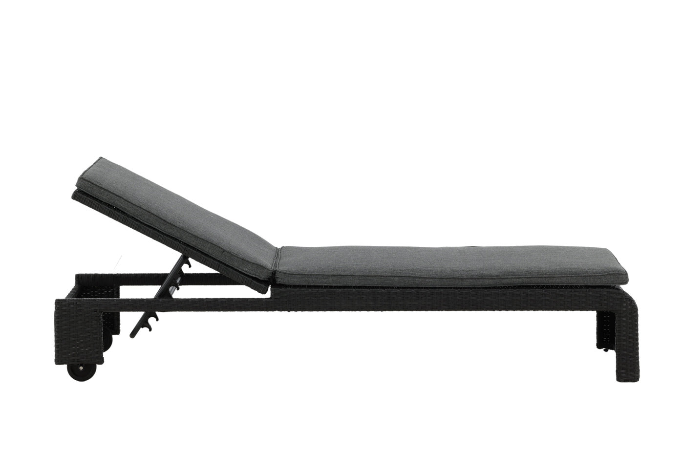 FjÃ´rd - Lounge Ligbed Zwart|Grijs - London