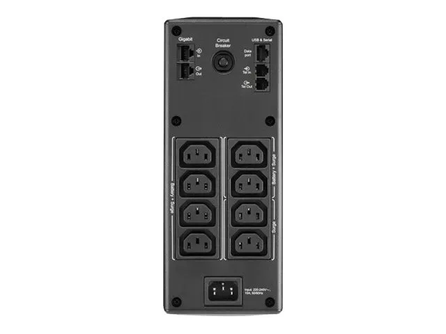 APC Back-UPS Pro BR1600MI - UPS - AC 230 V - 960 Watt - 1600 VA - USB - output-stikforbindelser: 8 - sort