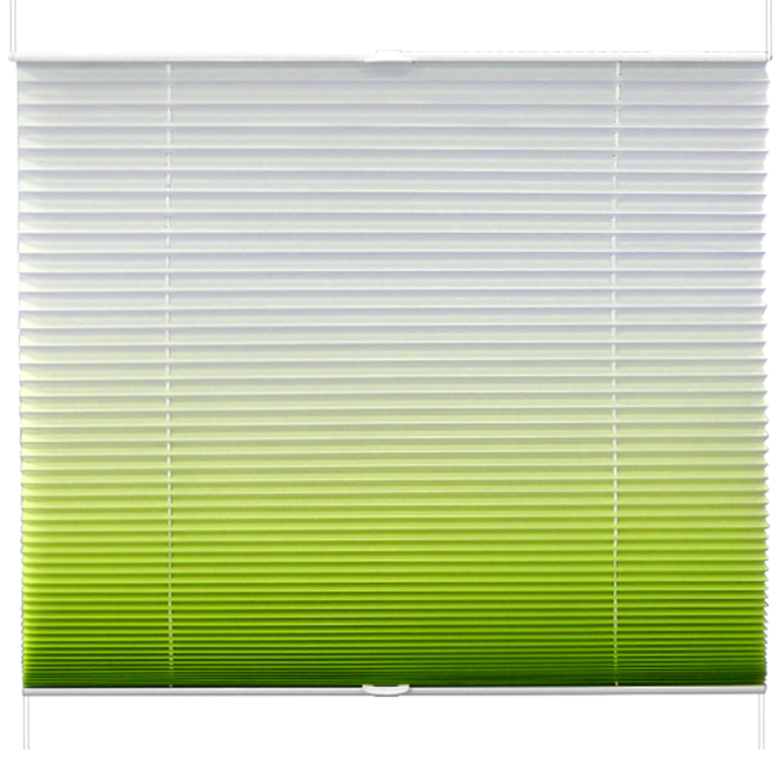 Plissee - grün - Farbverlauf - 40x130 cm