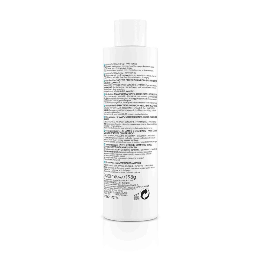 DERCOS  Champô Ultra-Apaziguante Cabelo Normal a Oleoso - 200ml