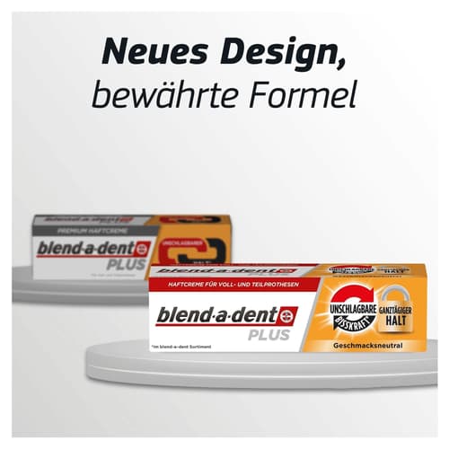 Blend-a-dent Plus Unschlagbare Bisskraft Haftcreme, Geschmacksneutral