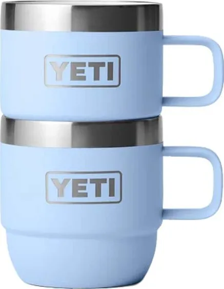 Yeti Rambler 177 ml Stackable Mugs 2-pack Big Sky Blue