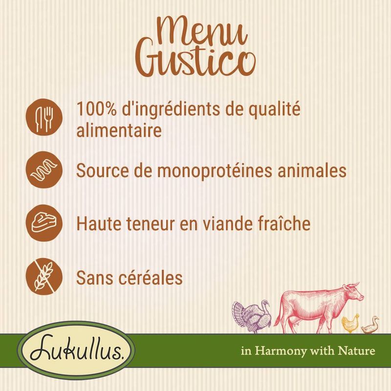 Lot Lukullus Menu Gustico 24 x 400 g