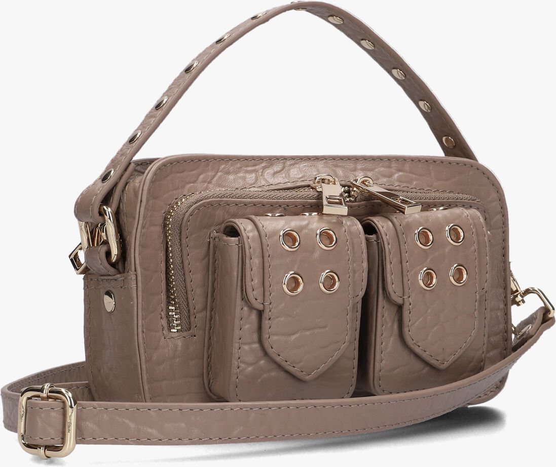 N\u00DANOO taupe n&uacute;noo schoudertas helena eyelet