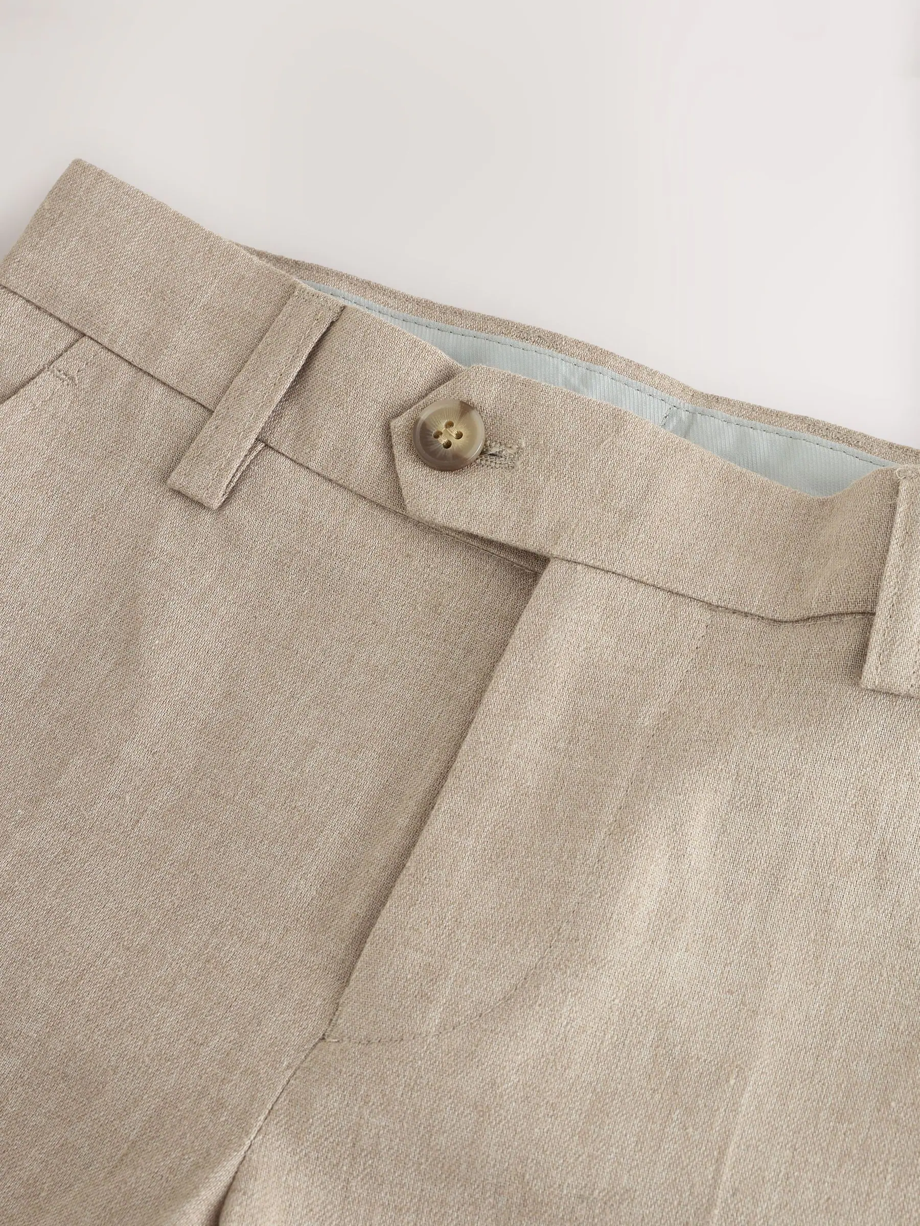 Neutraal - Linnen pantalon (3 - 16 jr)