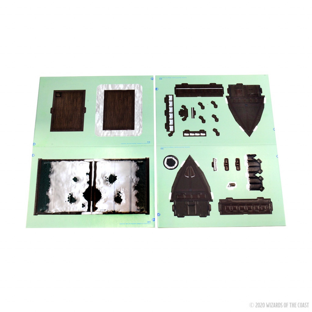 D&D Icewind Dale Icons of the Realms - Ten Towns Papercraft Set
