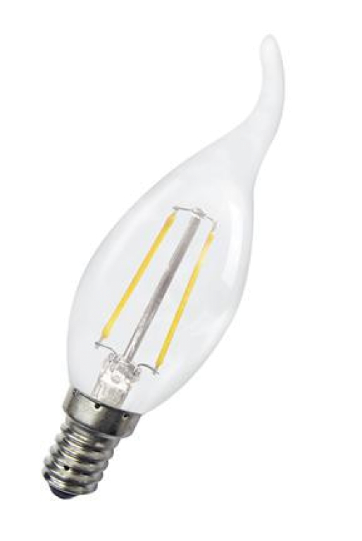 Flinders LED Filament C35 lichtbron E14 2W 2700K helder niet dimbaar