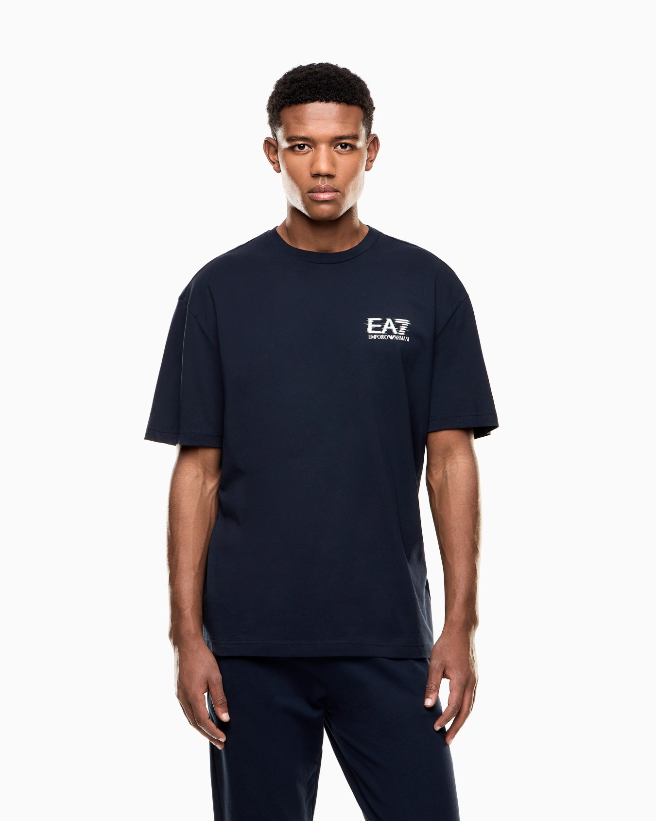 EA7 Emporio Armani 7M001327 T-Shirt Heren Donkerblauw