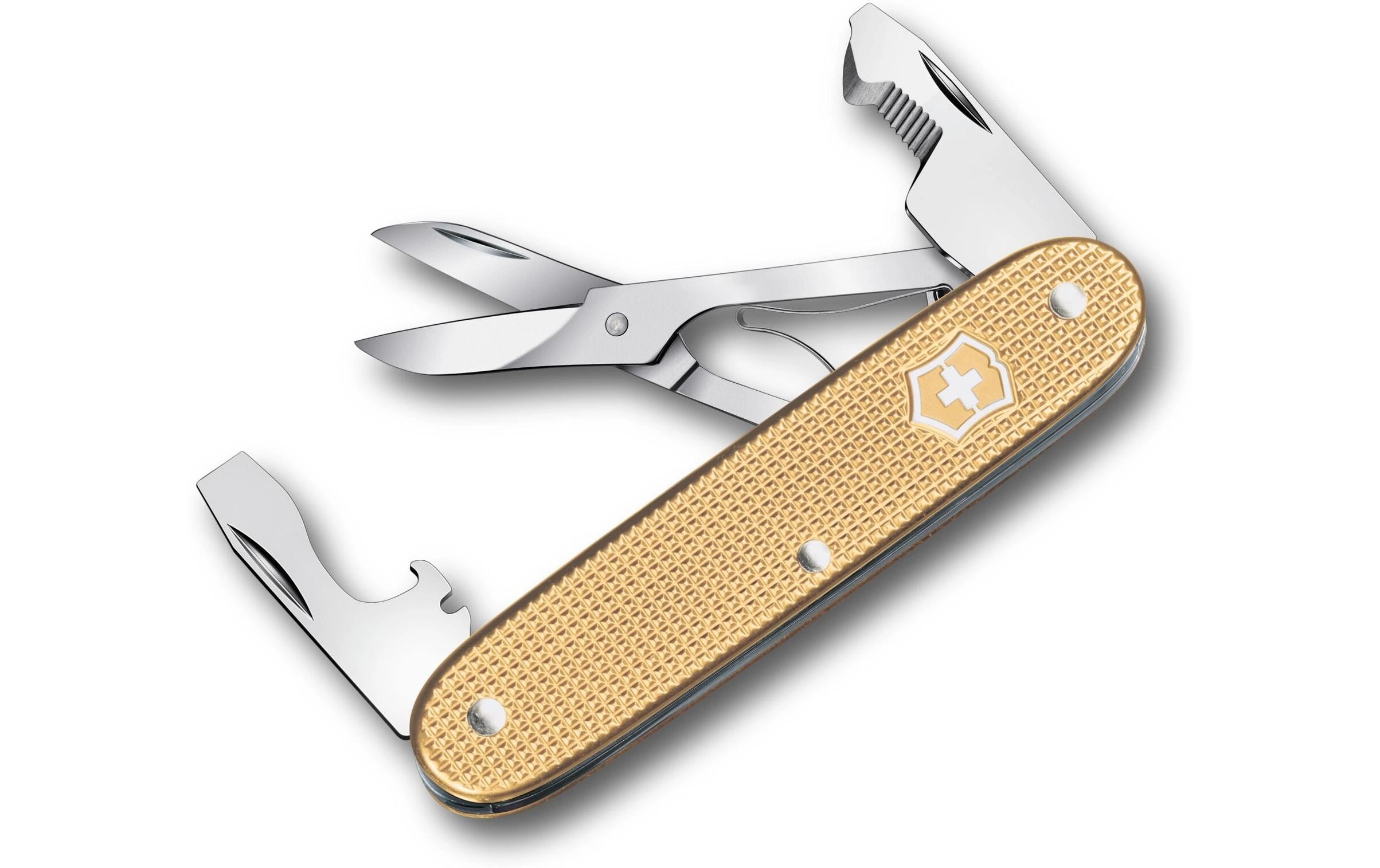 Taschenmesser Companion Slim Alox LTD, 93 mm, GoldSchweizer Sackmesser