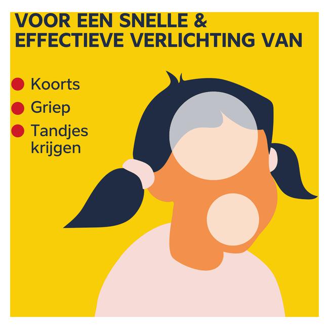Nurofen voor Kinderen Aardbei Suspensie 200 mg/5 ML