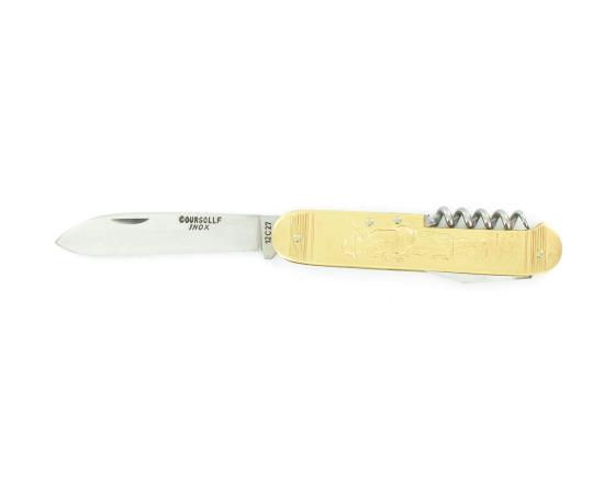 Musicien - Femme aux Sabots - INOX - 3 Pièces Couteau de poche par Coursolle