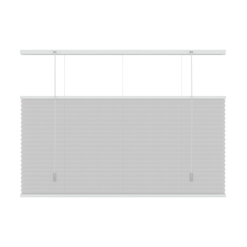 KARWEI enkel plisségordijn lichtdoorlatend wit (kleurnr. 6010) 120x220 cm (bxh)