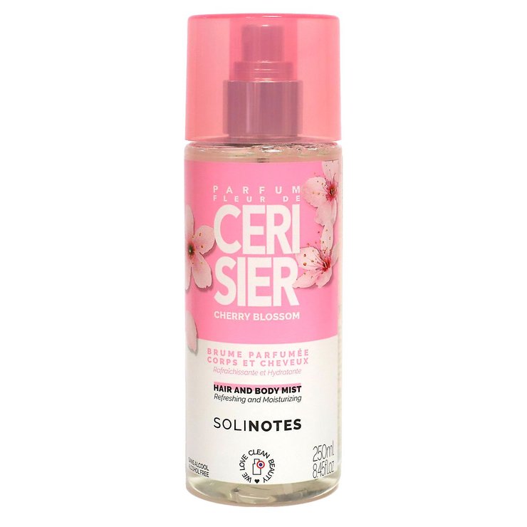 Fleur de cerisier brume parfumée corps cheveux 250ml