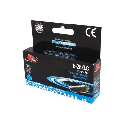 Cartouche compatible Epson 26XL Ours polaire - cyan - Uprint