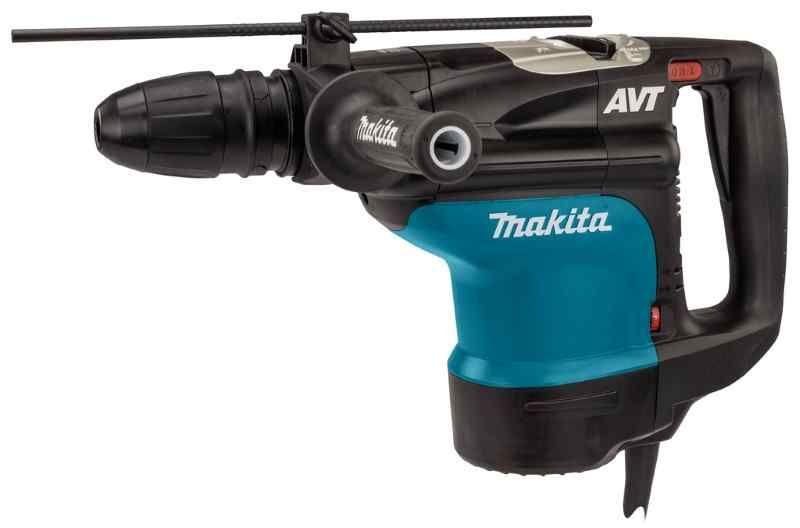 Makita HR4510CV 230 V Combihamer met stofafzuigset, in koffer
