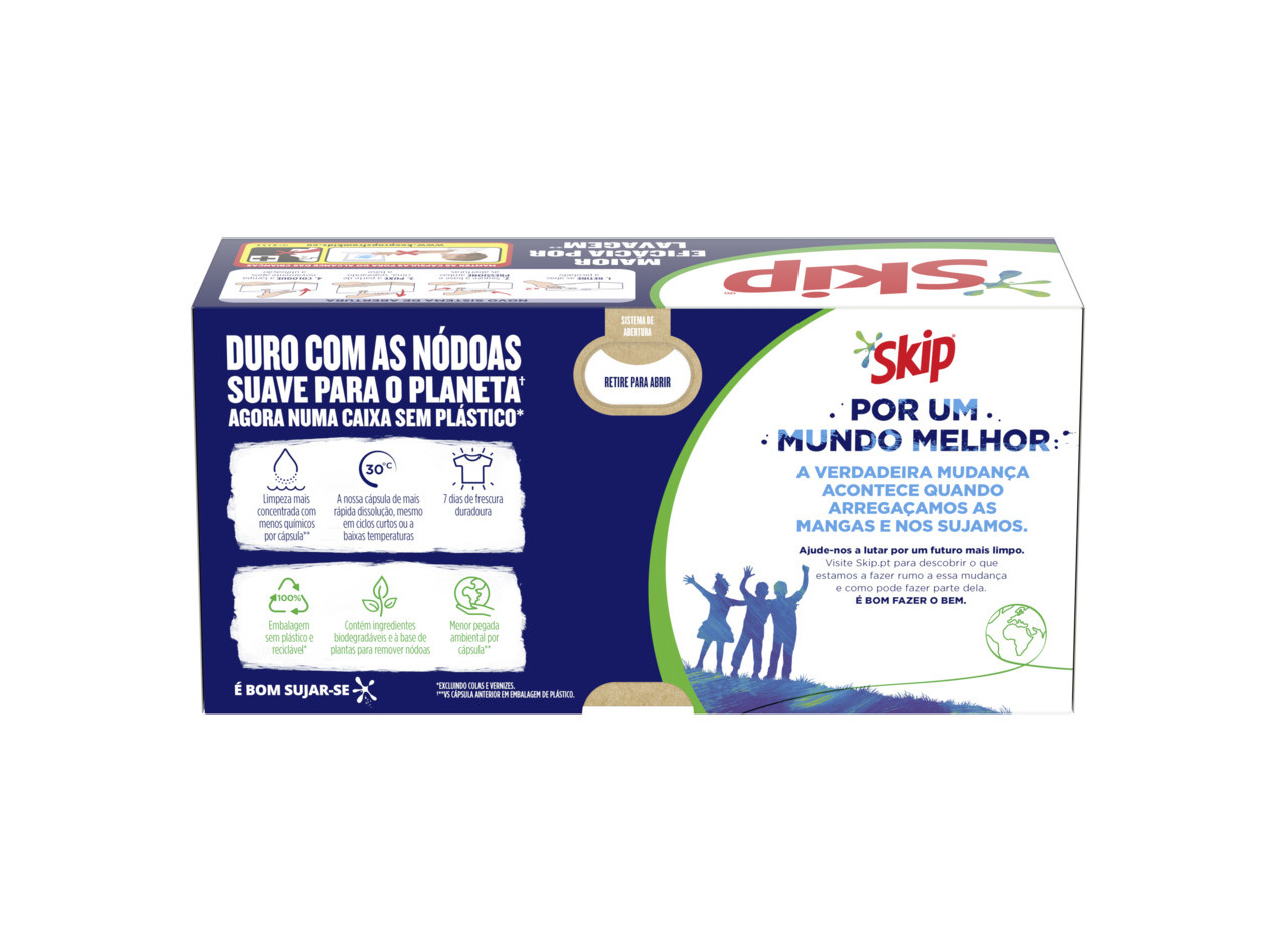 DETERGENTE ROUPA MÁQUINA SKIP CÁPSULAS ULTIMATE ACTIVE FRESH 32D