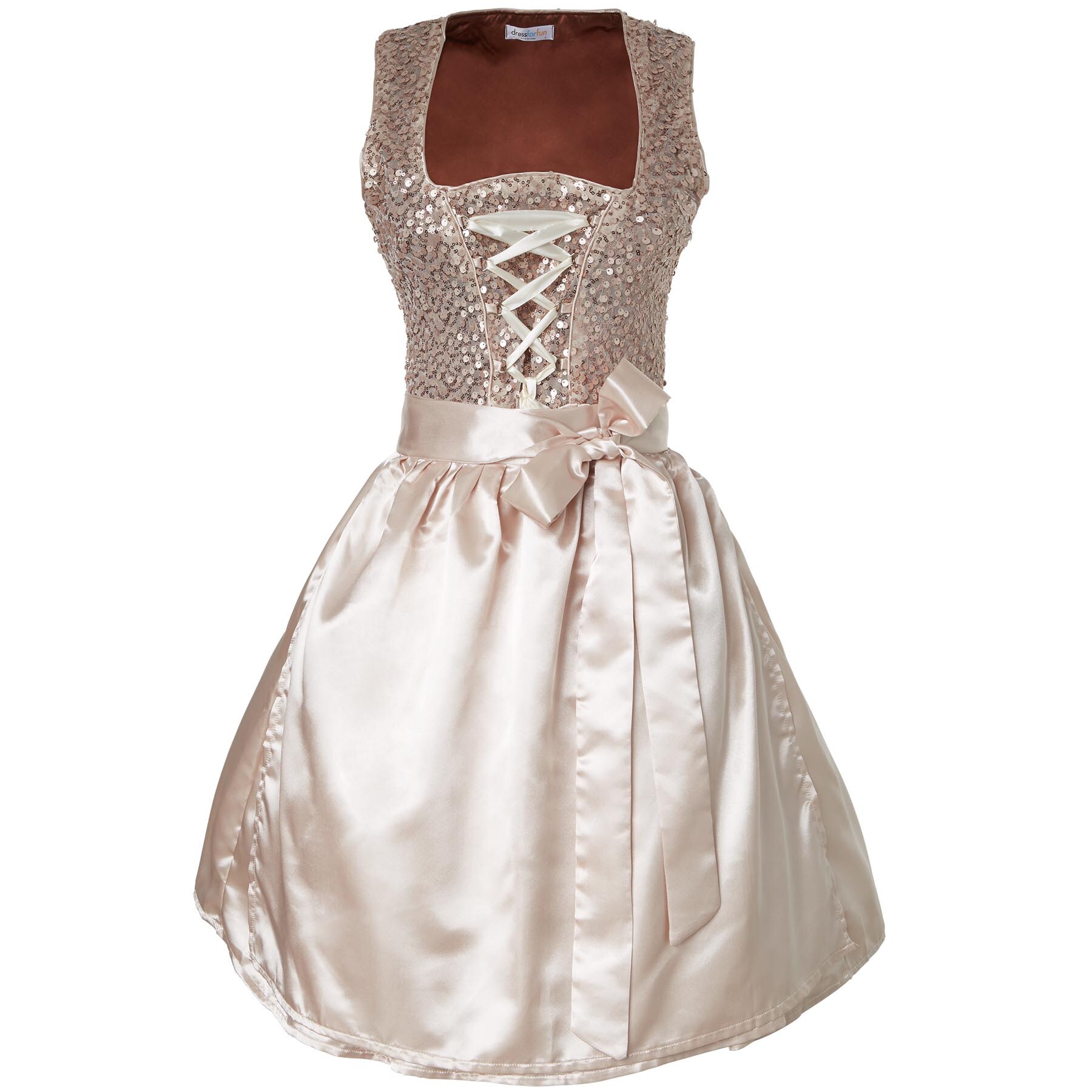 tectake® Frauenkostüm Mini-Dirndl Burgau Modell 1